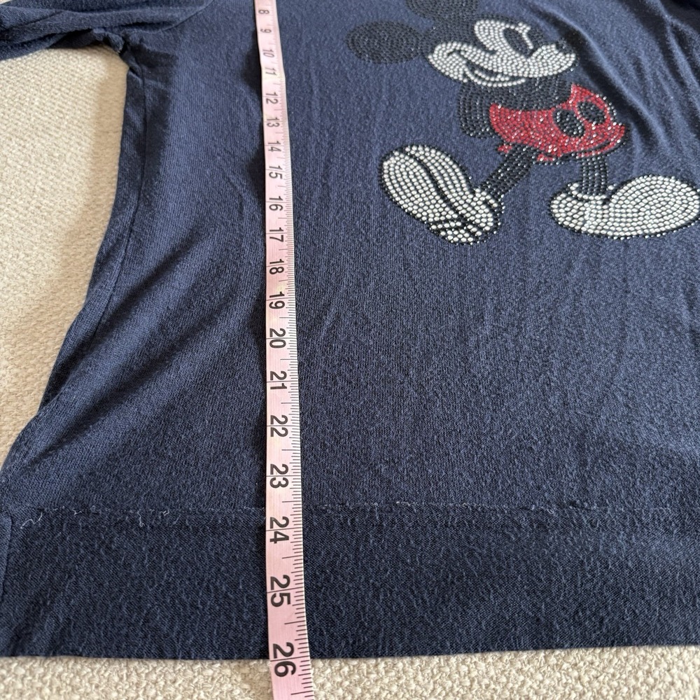 Mickey Mouse Rhinestone Sweater Womens Med Disney Parks Brand - Picture 10 of 12